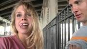 Risky handjob
