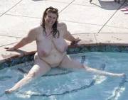 I'd love to go skinny dipping with Curvy Sharon