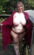 She's got a ton of flesh under that robe