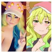 My Lucoa cosplay selfie