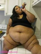 on the counter top