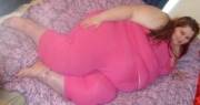 laying down