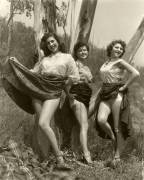 Some girlfriends have a picnic in the hills (1940s)