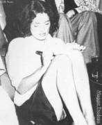 Happy Beaver Day! Here is Maggie Trudeau signing autographs with no underwear. Former First Lady Of Canada.