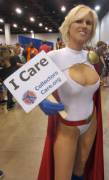 Power Girl nip slip?