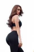 Latino news lady.