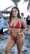 Ashley Graham in a tiny bikini