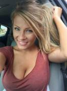 Hottest cleavage in class