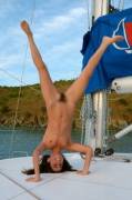 Boat headstand