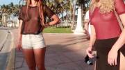 Braless on the street (OC) (GIF)