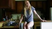 Caity Lotz bouncing