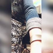 Since you naughty boys seemed to enjoy the last edition of the upskirt desk cam so much... (F, 42)