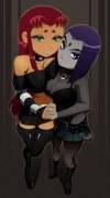 Raven and Starfire (Teen Titans) [Ravenravenraven]