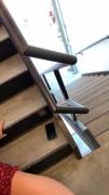 mia melano suck him in the stairwell