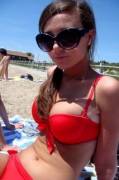 Red bikini