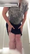 Today was no bra, no panties. (F)