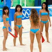 2008 Beijing Summer Olympic Beach Volleyball Cheerleaders