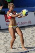 Beach volleyball player Siri Bjorkesett