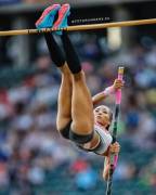 German pole vaulter Jacqueline Otchere