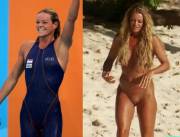 Olympic gold medallist Inge de Bruijn on/off