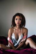 Brenda Song massive cleavage.