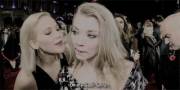 Jennifer Lawrence and Natalie Dormer accidentally kiss each other