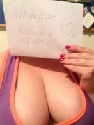 [verification] I want a big load on my big tits