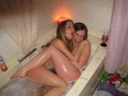 Enjoying their bath [via /r/fyeahdrunksluts]