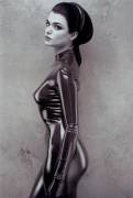 Rachel Weisz in Latex Catsuit.