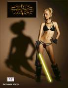 Sexy Jedi - Yellow Saber