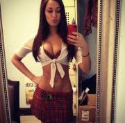 Tilted Kilt Girl