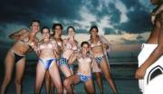 Flashing beach chicks