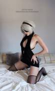 2B in Virgin Killer Sweater! - by Kate Key [SELF]