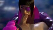 Juri blowjob (Rexxcraft) [Street Fighter]