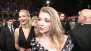 Jennifer Lawrence &amp; Natalie Dormer's accidental kiss