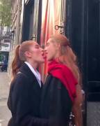 Tongue kiss
