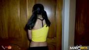 Porn actress walks in on another porn shoot. Then watches.