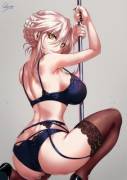 Lancer Alter in Lingerie