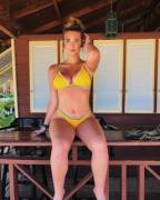 bikini hip cleavage