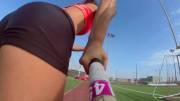 Pole vaulting with Allison Stokke