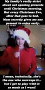 [M/S] If you're going to break one rule on Christmas, why not another?