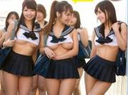 Naughty Asian schoolgirls