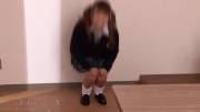 Schoolgirl is curious about cum.