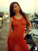 Lady in red