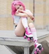 Rolyat likes to skate