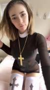 Indigowhite - Sexy Nun Titty Drop