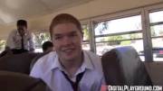 Cute Teen Fucks Boyfriend Inside The School Bus