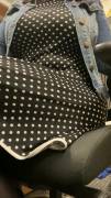 Monday calls for under-the-desk cam, yes? (F, 43)