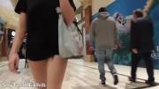 Here's me in public with just a long shirt on!