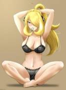 Cynthia in lingerie